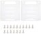 Wendry Hard Disk Drive Rack,Universal Lightweight Clear Acrylic 4 Layer Hard Disk Drive Rack 3.5 inch HDD Cage Tray for Desktop Computer,Transparent