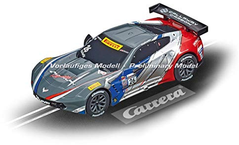 Carrera GO!!! Chevrolet Corvette C7.R GT3 „Callaway Competition USA, No.26“ Rennauto | Slotcar Bahn GO!!! | Maßstab 1:43 | Spielzeug für Kinder ab 6 Jahre & Erwachsene
