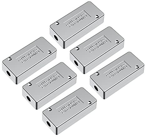 VCELINK LSA Verbindungsmodul Cat 7 und Cat 6A KabelVerbinder Geschirmt für Netzwerkkabel Verlegekabel 6 Stück
