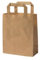 BIOZOYG 25x Papiertragetaschen 18 x 8 x 22 cm - braune Papiertüten mit Henkel Einkaufstüten - Papiertaschen Geschenktüten Tragetaschen Recyclingpapier