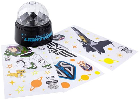 Paladone Buzz Lightyear Projection Light and Wall Decals Set, Officially Licensed Merchandise