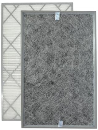 PUREBURG Replacement Filter Compatible with Shark Air Purifier 6 HE600UK HE600,1-Pack H13 HEPA Activated Carbon4-Stage Filtration