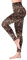 SINOPHANT Leggings Damen High Waist - Blickdicht Leggins mit Bauchkontrolle für Sport Yoga Gym(1 Leopard,S-M)