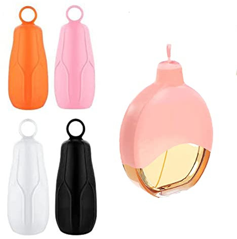 8 Stück Reise Silikon Flaschenhüllen,Toiletry Sleeves Leak Proof, Elastische Hülse Lecksicherung,Reisebehälter Kosmetik,Wiederverwendbares Auslaufschutz Reise für Shampoo Duschgel Flaschen Schutzhülle