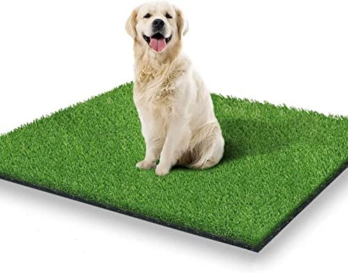 STARROAD-TIM 80*100CM Kunstrasen Outdoor Hundeklo für Zuhause Hundetoilette Wohnung Hundetoilette Balkon Wiederverwendbare Trainingsunterlagen für Hunde Waschbar Haustier-Urinunterlage Rasen Dekoratio