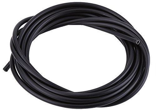 BOROCO Schaltzug Fahrrad,4 mm Schwarz Leichtes Bowdenzug Fahrrad,PVC Fahrrad Bremszug Fahrrad Zubehör für Road Bike,Mountain Bike (3m)