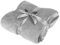 Teesa Coperta in pile 200 x 220 cm grigio TSA8902-1