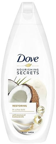 6er Pack - Dove Duschgel Nourishing Secrets Restoring Ritual Coconut Oil+Almond Milk - 225ml