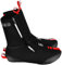 Neopren Überschuhe Fahrrad Winter Thermo Wasserdicht Rennrad Schuhe überzieher Regenschutz Reflektierende Radschuhe überzug für Herren Damen, Schwarz L_40-42