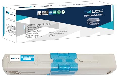 LCL kompatible Tonerkartusche 44469706 für Oki C310dn C330dn C331 C510dn C511 C511dn C530dn C531 C531dn MC351 MC352dn MC361 MC361dn MC362dn MC561 MC561dn mc562 MC562dn (Cyan)
