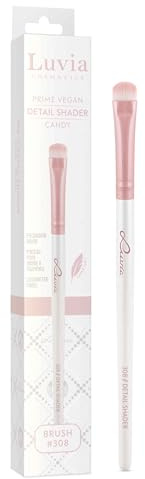 Professioneller Make-up Pinsel Luvia, Lidschatten Schminkpinsel, Eyeshadow Pinsel, Augenpinsel, veganer Kosmetikpinsel, 308 // Detail Shader - Candy