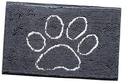 minkissy Pet Carpet Dog Blanket Super Soft Pet Sleep Mat for Cat Puppy Water Absorption Tpr Non-slip Floor Cushion in Grey