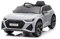 Audi RS6 Véhicule électrique pour enfant sous licence, batterie 12V7AH et 2 moteurs, 2,4 GHz, MP3, cuir, EVA (gris)