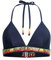 Superdry Damen Triangel-Bikinioberteil mit Logo Kräftiges Marineblau 42