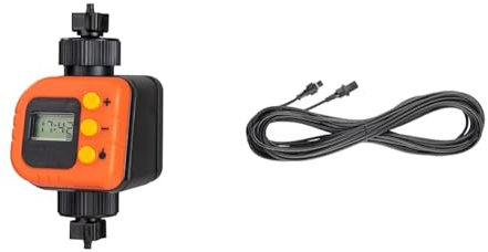 BIOGENTS Timer pour Programmer et Réguler La Diffusion du CO2 | pour Piège & Rallonge Electrique pour Piège Anti Moustiques & Moustiques Tigres Extérieur BG-MOSQUITAIRE | Type II