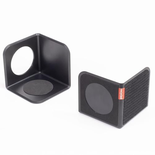 rati Nook 2x Kofferraum Organizer Klett & Antirutschpads [100% Recycelt] Gepäckfixierung Kofferraum - Designprämiert iF Award - Universal Auto Zubehör für Taschen Flaschen Boxen usw. - Schwarz