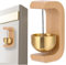 Door Chime for Entrance Wooden, Door Opening Bell Wooden Door Chime for Entrance Brass Bell Decoration Doorbell Lightweight Brass Door Chime for The Metal Door Magnetic Attraction Fit Living Room
