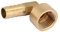 Ouitble Raccord cannelé en laiton coudé pour tuyau G1/2, 12 mm, adaptateur fileté femelle