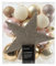 Weihnachtskugeln Kunststoff mit Christbaumstern 33er Set - bruchsichere Christbaumkugeln Weihnachtsbaumkugeln und Christbaumspitze - Christbaumschmuck & Weihnachtsbaumschmuck - Beige Rosa Mix