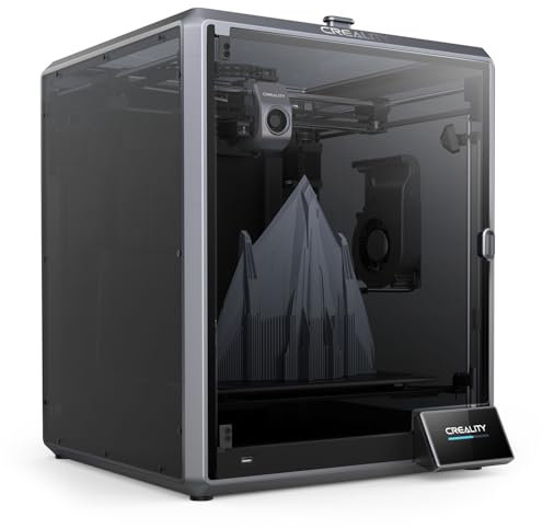 Creality3D Série K1 Imprimante 3D, Machine D’Impression 3D Haute Vitesse 600mm/S Sans Assemblage Avec Lidar/Caméra Ai, Prise en Filaments 1,75mm Abs Pla Petg Pet Tpu Pa Asa Pc (K1 MAX,EU)