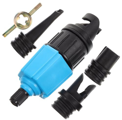 FOYTOKI 1set Sup Pump Adaptor for Kayaks and Inflatable Boats High-efficiency Air Converter Compact Design Compatible Car and Tire Air Pumps Easy to Use