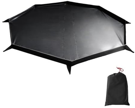 Campingzelt 10,5' x 5,2' Outdoor-Camping-Zelt, Herd Jack Tipi, Winddicht, wasserdicht, reißfest, leicht zu tragen, für Familien, Wandern, Rucksackreisen biwakzelt(Picnic mat)