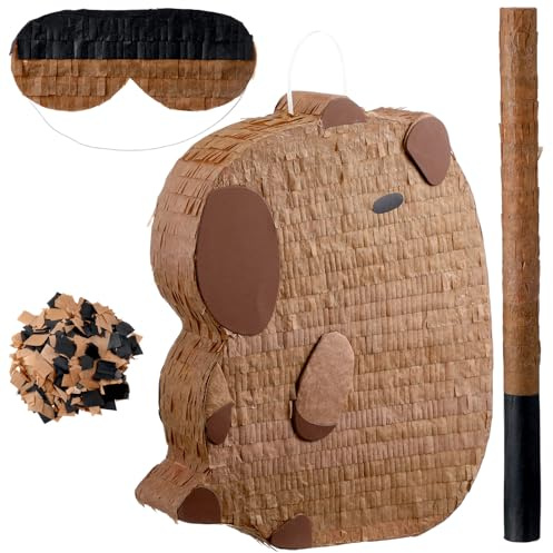 Seenelling Capybara Piñata Capybara Themed Animal Piñata for Fiesta Party Supplies Christmas Festivals Holiday Photo Props Fiesta Party Supplies, Birthday Centerpiece Decor