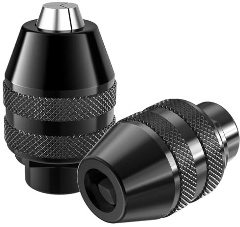 SHYSBV 2 Pack 4486 Multi Dremel Chuck, 0.8-3.2mm Drill Keyless Bit Chuck Shank Rotary Tool Change Kit Compatible for Dremel 4486 Part Rotary Tools 3000 4000 7700 8200