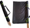 Aves-24 Windschutz 8m x 80cm für Strand Garten See Meer SICHTSCHUTZ Wind Zaun Schutz Blickschutz Camping (Einfarbig - Schwarz)