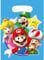 Amscan 9901541 - Partytüten Super Mario, 8 Stück, 23 x 16,5 cm, Mitgebsel, Kindergeburtstag, Blau
