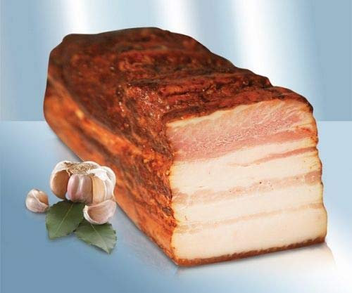 Gegarter Schweinebauch Salo Po-ukrainski s Tschesnokom, geräuchert ca.600-630gg