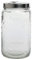 Mason Craft & More Frischhaltedose, luftdicht, aus transparentem Glas, Pop-Up-Deckel, extra groß, 4,6 Liter