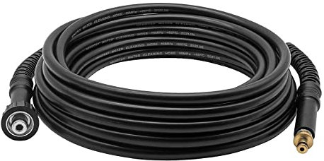 Fai Top 15M Hochdruckschlauch Ersatzschlauch,10mm x M22 Nippel,Waschwasser Reinigungsschlauch,Flexible de Remplacement pour Nettoyeur Haute Pression Karcher K avant 2008(Ancien Modèle)