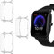 Giaogor Schutzhülle Kompatibel mit Amazfit Bip U, Flexibles TPU Vollschutz mit Displayschutzfolie Kratzfest Displayschutz Schutz Hülle Für Amazfit Bip U Smartwatch (Transparent * 3)