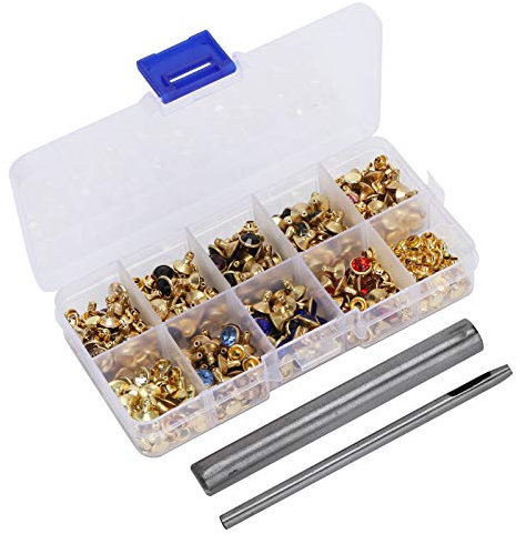 Rivet Cristal Synthétique Coloré Côté Rapide Rivets Taches Goujons pour Sac de Bricolage Chaussures Vêtements Décoration