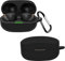 Derhom Custodia in silicone carina compatibile con Sony WF-1000XM4 - Cover antiurto divertente (nero)
