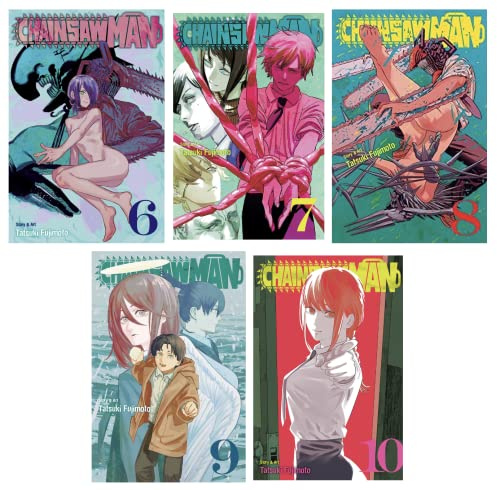 Chainsaw Man Vol. 6,7,8,9,10 Bundle Set (5 Book Collection)