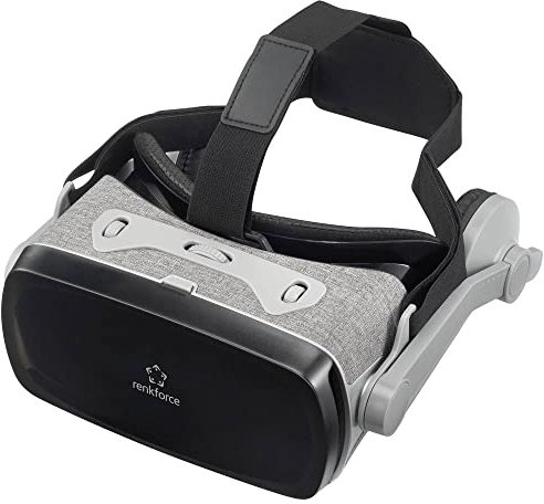 Renkforce RF-VRG-300 Virtual-Reality-Brille, Schwarz/Grau
