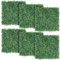 Yaheetech 12 Stück Pflanzenwand Künstliche Hecke Efeu Sichtschutz 50 x 50 cm UV-Schutz Kunstpflanzen Heckenpflanze Windschutz Dekoration für Wand Balkon Garten, Grün