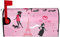 Briefkasten-Abdeckung, Motiv: Paris, Mops, bedruckt, magnetisch, Standardgröße, für Garten, Hof, Dekorationen, 45,7 x 53,3 cm