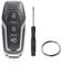 3-Button Remote Control Case for Ford Mondeo Edge S-max Galaxy Keyless (Batteries Not Included)