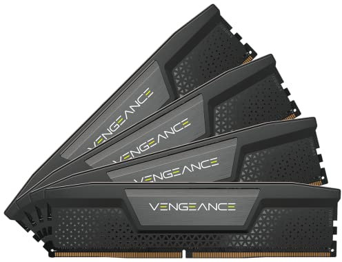 CORSAIR VENGEANCE DDR5 RAM 96GB (4x24GB) 5600MHz CL40 Intel XMP iCUE Compatible Computer Memory - Black (CMK96GX5M4B5600C40)
