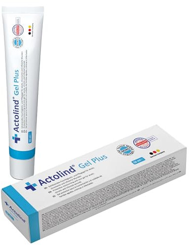 Actolind Gel Plus 50 ml – gel antiséptico para limpieza indolora, hidratación y protección de heridas crónicas, infectadas y quemaduras. CE clase III según MPG. Con PHMB.