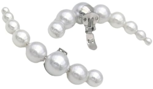 GALPADA 1 Paar Schuhclips Für Bräute Brautschuhclips Schuhschnalle Schuhschmuck Dekorative Schuhe Schuhzubehör Für Pumps Perle Weiß Fräulein Schmuckhalter Abnehmbar