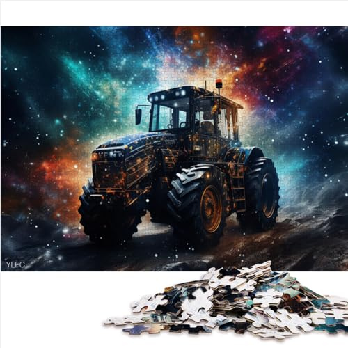 Spielgeschenk-Puzzle für Erwachsene, 1000 Teile, Farbkunst-Traktor für Erwachsene und Kinder ab 12 Jahren, Entspannungspuzzlespiele, 1000 Teile (26 x 38 cm)