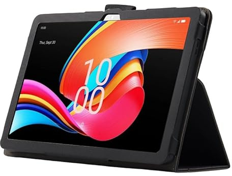 Mingfeng Funda de piel sintética tipo libro para TCL Tab 10L Gen 2/Tab 10L 8491X 10.1 Tablet PC cubierta magnética para Tab 10 HD Skin 9460G1 para NxtPaper 10s 9081X2 Tab 10s 9080G (TCL Tab 10L Gen 2