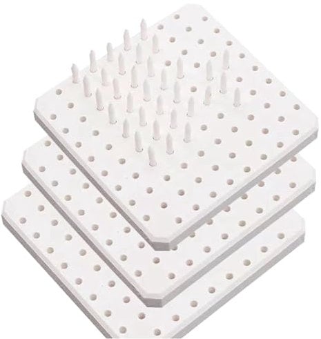 mansH Oven Hunts Support Nails Pottery Baking Mat Oven Tools High Temperature Resistant Clay Accessories (Pack of 3)