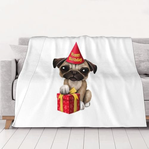 CHANGLEI Gewichtsdecke für Hunde, Flanelldecke, personalisierter Druck, weich, warm, gemütlich, vielseitige Decke für Bett, Sofa