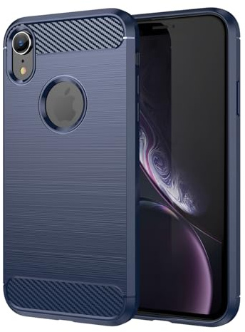 Vavies Case for iPhone XR Case Slim Soft TPU Case Shock-Absorption Protective Shockproof Phone Cover for iPhone XR Navy Blue