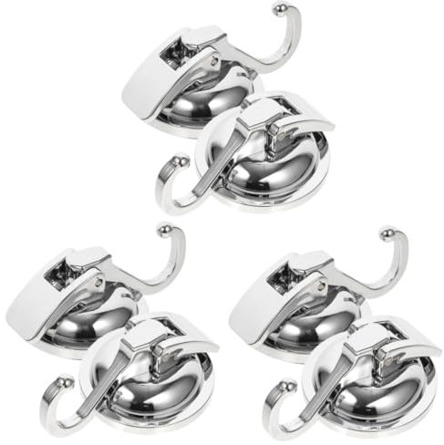 Ganchos de ventosa para ducha, 6 ganchos con ventosa for ducha, ganchos de succión for colgar en la ventana, ganchos de plástico for cocina, ganchos de pared extraíbles, colgadores de toallas for baño